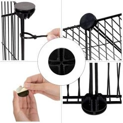 EUGAD Freigehege, Freigehege DIY Laufstall Kleintiere 109x74x39cm -Eugad Möbel Einkaufen 335281fd a4be 5d7f b329 bde08d069268