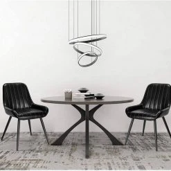 EUGAD Esszimmerstuhl, 2 Stücke Esszimmerstuhl Küchenstuhl Kunstleder Braun, Dunkelbraun, Dunkelgr&uuml;n, Grau, Schwarz -Eugad Möbel Einkaufen 345174ef ec91 544d b583 73fad34a5ab4