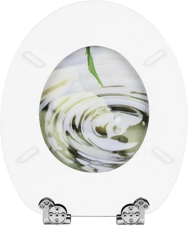 EUGAD WC-Sitz (1-St), Toilettensitz, WC Sitz mit Absenkautomatik, MDF, Holz, Softclose Scharnier Grüne Blätter, Holzfarbe, Lilie, Seestern, Seestern Am Strand, Seestern Sonnenuntergang, Stone, Lila Blume und Stones 6 EUGAD WC-Sitz (1-St), Toilettensitz, WC Sitz mit Absenkautomatik, MDF, Holz, Softclose Scharnier Grüne Blätter, Holzfarbe, Lilie, Seestern, Seestern Am Strand, Seestern Sonnenuntergang, Stone, Lila Blume und Stones – Bild 6