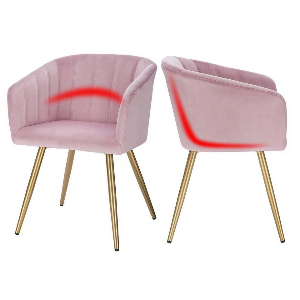 EUGAD Esszimmerstuhl (4 Stück), 4er-Set Esszimmerstuhl Polsterstuhl aus Samt Dunkelgrün Dunkelgrau, Dunkelgrün, Rosa, Schwarz 27 EUGAD Esszimmerstuhl (4 Stück), 4er-Set Esszimmerstuhl Polsterstuhl aus Samt Dunkelgrün Dunkelgrau, Dunkelgrün, Rosa, Schwarz – Bild 27