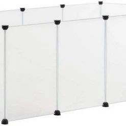 EUGAD Freigehege, Freigehege für Kaninchen Hasen Meerschweinchen Welpenauslauf DIY, 12 Platten 145 x 75 x 46 cm Grau, Schwarz, Transparent, Weiß 44 EUGAD Freigehege, Freigehege für Kaninchen Hasen Meerschweinchen Welpenauslauf DIY, 12 Platten 145 x 75 x 46 cm Grau, Schwarz, Transparent, Weiß -Eugad Möbel Einkaufen 36921a4c de51 5b1b a93f dc561bdbba6b