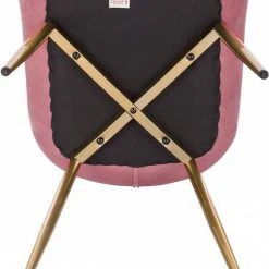 EUGAD Esszimmerstuhl, 6er-Set Küchenstühle Wohnzimmerstuhl mit Rückenlehne, Samt Sitzfläche, Gold Beine Schwarz Dunkelgrün, Grau, Rosa -Eugad Möbel Einkaufen 375067d5 905d 5289 b274 58ffd62db4d3