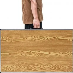 EUGAD Campingtisch, Campingtisch Alu Klapptisch, Tischplatte aus MDF, Schwarz Eiche, Grau -Eugad Möbel Einkaufen 37f2cd3e d3b5 5ed0 9c02 39bfae8b47a3