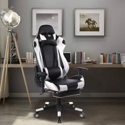 EUGAD Gaming Chair, Bürostuhl Schreibtischstuhl, Kunstleder, mit Ledenkissen Kopfstütze einstellbaren Armlehnen Weiß Grau, Rot, Weiß 24 EUGAD Gaming Chair, Bürostuhl Schreibtischstuhl, Kunstleder, mit Ledenkissen Kopfstütze einstellbaren Armlehnen Weiß Grau, Rot, Weiß -Eugad Möbel Einkaufen 3a378b73 3ac0 5c8f 8817 79141541a42d