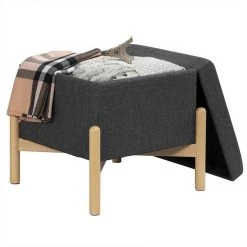 EUGAD Sitzhocker, Polsterhocker Sitztruhe bis 150kg belastbar, mit Stauraum, Deckel Abnehmbar Holzbeine Dunkelgrau Hellgrau 15 EUGAD Sitzhocker, Polsterhocker Sitztruhe bis 150kg belastbar, mit Stauraum, Deckel Abnehmbar Holzbeine Dunkelgrau Hellgrau -Eugad Möbel Einkaufen 3c0a372e 6d0c 5aa5 8da7 333e8f261ae7