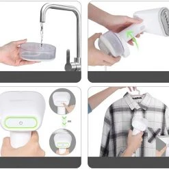 EUGAD Dampfbürste, Dampfglätter Reise-Dampfbügeleisen Steamer Kleidung Handbügeleisen mit Selbstreinigungsfunktion Reisebügeleisen mit Dampfbürste 250 ml 1600 W für Haushalt Urlaub Dienstreise 9 EUGAD Dampfbürste, Dampfglätter Reise-Dampfbügeleisen Steamer Kleidung Handbügeleisen mit Selbstreinigungsfunktion Reisebügeleisen mit Dampfbürste 250 ml 1600 W für Haushalt Urlaub Dienstreise -Eugad Möbel Einkaufen 3d1eef59 6cd1 4f02 94a1 cdcedc0c0078