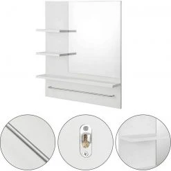 EUGAD Spiegelschrank Hängeschrank mit 3 Ablagen Weiß 13 EUGAD Spiegelschrank Hängeschrank mit 3 Ablagen Weiß -Eugad Möbel Einkaufen 40d14218 6a14 597a b6b0 7e1cf9e041d6