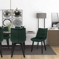 EUGAD Esszimmerstuhl (2 Stück), Wohnzimmerstuhl mit Rückenlehne, Polsterstuhl Küchenstuhl Weich Samt und Holz für ESS- und Wohnzimmer Schwarz Dunkelgrau, Dunkelgrün, Rosa 55 EUGAD Esszimmerstuhl (2 Stück), Wohnzimmerstuhl mit Rückenlehne, Polsterstuhl Küchenstuhl Weich Samt und Holz für ESS- und Wohnzimmer Schwarz Dunkelgrau, Dunkelgrün, Rosa -Eugad Möbel Einkaufen 418d3c08 7d08 582f 920e 72dbe75ae931