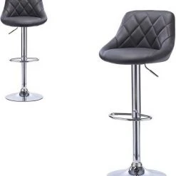 EUGAD Barhocker, 2er-Set Barstühle, höhenverstellbar, 360°drehbar Weiß Bordeaux, Cremewei&szlig;, Grau, Khaki, Rot, Schwarz, Wei&szlig; -Eugad Möbel Einkaufen 42fe9386 1879 564f b382 4756bea9202f