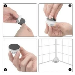 EUGAD Freigehege, Freigehege Kaninchen mit Stauraum Hasen Meerschweinchen Welpenauslauf Laufgitter mit Tür&Treppe DIY Schwarz 48 Platten (35x35cm/Platte) 110x 75 x 110 cm -Eugad Möbel Einkaufen 43b4f561 dc77 5f45 9ecd 2d34c1b8c519