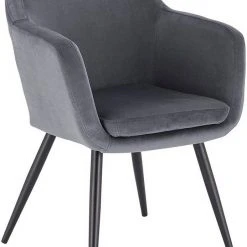 EUGAD Polsterstuhl (1 Stück), Küchenstuhl Samt Stuhl Sessel mit Armlehne, Metallbeine, für Esszimmer Wohnzimmer, Schwarz Dunkelgrau 39 EUGAD Polsterstuhl (1 Stück), Küchenstuhl Samt Stuhl Sessel mit Armlehne, Metallbeine, für Esszimmer Wohnzimmer, Schwarz Dunkelgrau -Eugad Möbel Einkaufen 44a13b96 6ce2 4f4a 91c5 d4e6101e7ff5