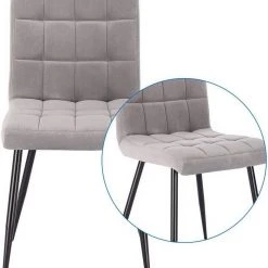 EUGAD Esszimmerstuhl (2 Stück), Polsterstuhl Wohnzimmerstuhl Samtstuhl Sessel mit Rückenlehne, Metallbeine, Sitzfläche aus Samt, Dunkelgrün Blau, Creme, Dunkelgrau, Dunkelgrün, Hellgrau, Rosa 62 EUGAD Esszimmerstuhl (2 Stück), Polsterstuhl Wohnzimmerstuhl Samtstuhl Sessel mit Rückenlehne, Metallbeine, Sitzfläche aus Samt, Dunkelgrün Blau, Creme, Dunkelgrau, Dunkelgrün, Hellgrau, Rosa -Eugad Möbel Einkaufen 454607e0 5be7 5979 a3bf 104029976555