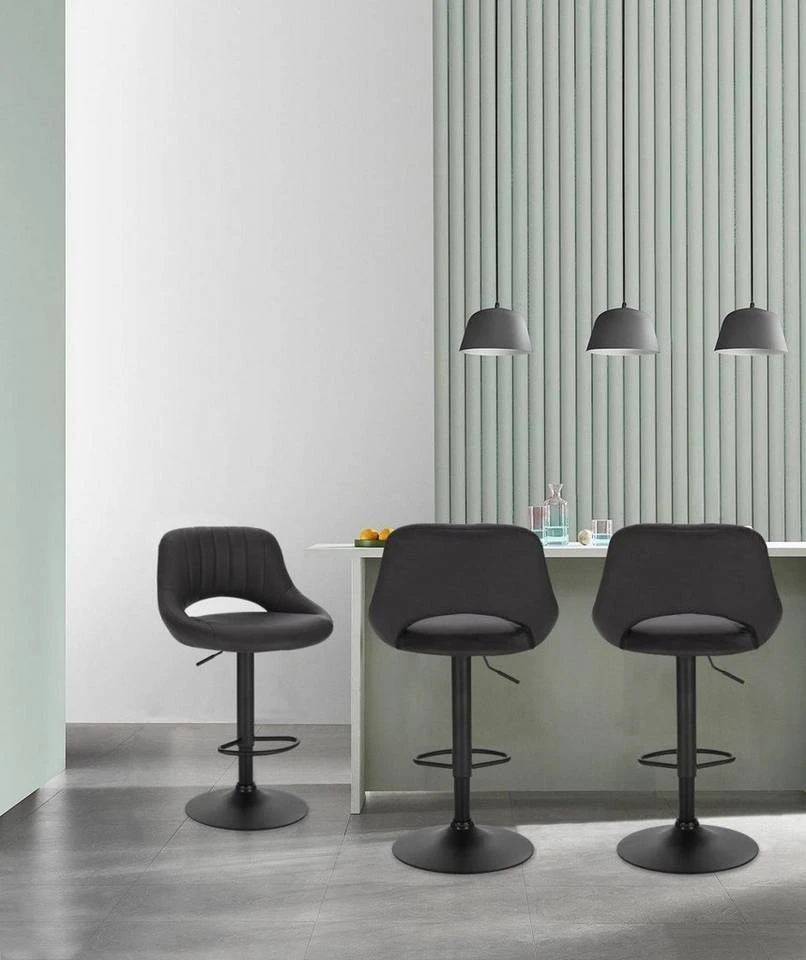 EUGAD Barhocker, 4er-Set Tresenhocker aus Kunstleder Gestell aus Stahl Dunkelbraun Anthrazit, Grau 29 EUGAD Barhocker, 4er-Set Tresenhocker aus Kunstleder Gestell aus Stahl Dunkelbraun Anthrazit, Grau – Bild 29