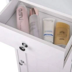 EUGAD Hochschrank Badschrank Eckschrank, Breite/Höhe: 23/165 cm, Holz, mit 1 Schubkasten 11 EUGAD Hochschrank Badschrank Eckschrank, Breite/Höhe: 23/165 cm, Holz, mit 1 Schubkasten -Eugad Möbel Einkaufen 4b0dd938 34be 52c0 b14e c2d399f25387