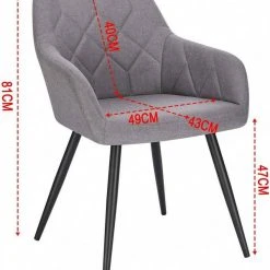 EUGAD Esszimmerstuhl, Polsterstuhl Leinen,mit Armlehnen Metallbeinen Dunkelgrau, Hellgrau 13 EUGAD Esszimmerstuhl, Polsterstuhl Leinen,mit Armlehnen Metallbeinen Dunkelgrau, Hellgrau -Eugad Möbel Einkaufen 4b465380 c2be 5c8b 8646 38d31f3f7744