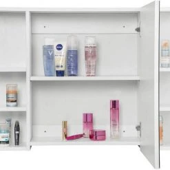 EUGAD Spiegelschrank Badezimmerspiegel Hängeschrank mit 8 Ablagen mit Tür Weiß 16 EUGAD Spiegelschrank Badezimmerspiegel Hängeschrank mit 8 Ablagen mit Tür Weiß -Eugad Möbel Einkaufen 4d9943d1 b530 5c4c a8a6 67e091482ced