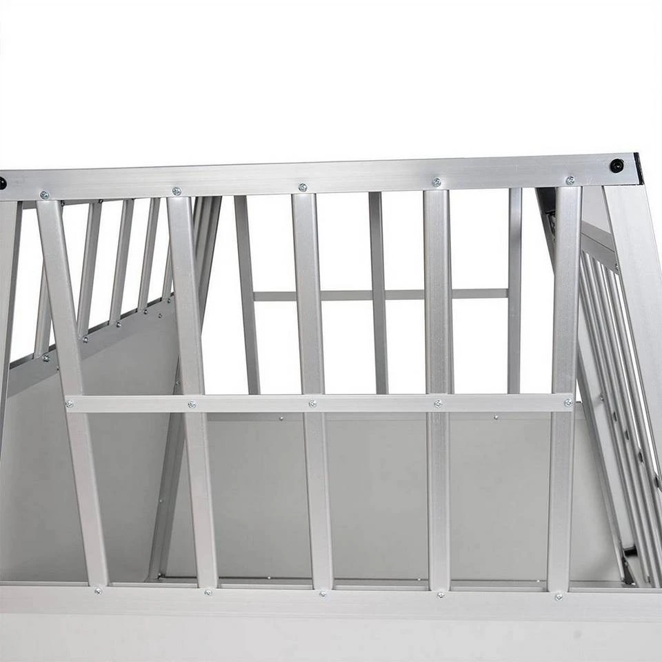 EUGAD Tiertransportbox, Hundetransportbox Alu Hundebox Reisebox Autobox für große Hunde Husky Samojede Weimaraner Border Collie Chow-Chow Shetland Sheepdog 85x65x69 cm Silber Grau 13 EUGAD Tiertransportbox, Hundetransportbox Alu Hundebox Reisebox Autobox für große Hunde Husky Samojede Weimaraner Border Collie Chow-Chow Shetland Sheepdog 85x65x69 cm Silber Grau – Bild 13