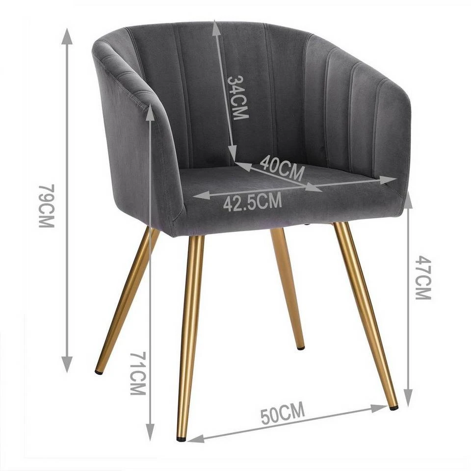 EUGAD Esszimmerstuhl (4 Stück), 4er-Set Esszimmerstuhl Polsterstuhl aus Samt Dunkelgrün Dunkelgrau, Dunkelgrün, Rosa, Schwarz 30 EUGAD Esszimmerstuhl (4 Stück), 4er-Set Esszimmerstuhl Polsterstuhl aus Samt Dunkelgrün Dunkelgrau, Dunkelgrün, Rosa, Schwarz – Bild 30