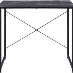 EUGAD Schreibtisch, Computertisch Esstisch Holz Stahl 80x60x70 cm Holz Vintage+schwarz Hell Eiche+schwarz, Hell Eiche+wei&szlig;, Marmor+schwarz -Eugad Möbel Einkaufen 588e2836 47e8 5b8b a0bd 13ca24d602b2