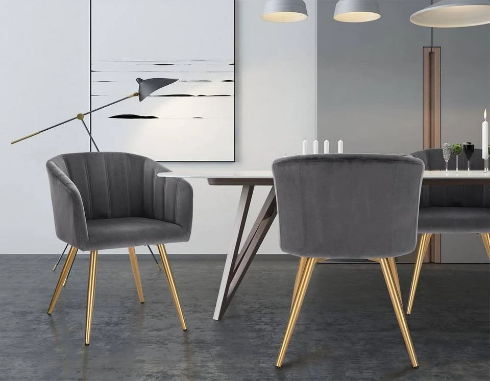 EUGAD Esszimmerstuhl (4 Stück), 4er-Set Esszimmerstuhl Polsterstuhl aus Samt Dunkelgrün Dunkelgrau, Dunkelgrün, Rosa, Schwarz 29 EUGAD Esszimmerstuhl (4 Stück), 4er-Set Esszimmerstuhl Polsterstuhl aus Samt Dunkelgrün Dunkelgrau, Dunkelgrün, Rosa, Schwarz – Bild 29