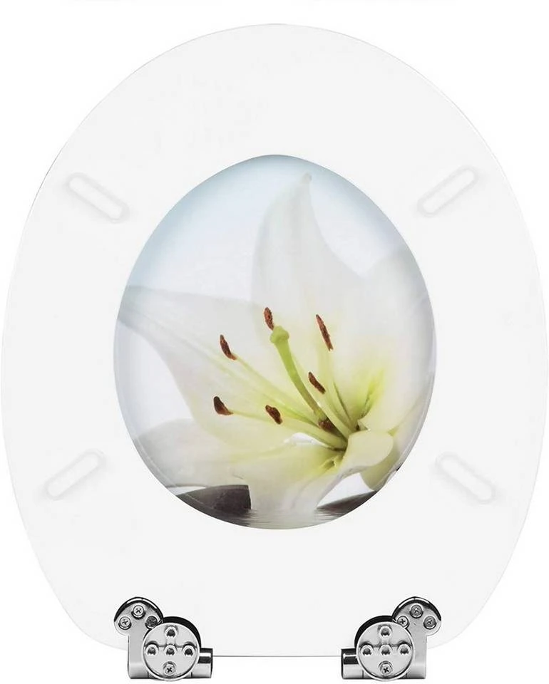 EUGAD WC-Sitz (1-St), Toilettensitz, WC Sitz mit Absenkautomatik, MDF, Holz, Softclose Scharnier Grüne Blätter, Holzfarbe, Lilie, Seestern, Seestern Am Strand, Seestern Sonnenuntergang, Stone, Lila Blume und Stones 14 EUGAD WC-Sitz (1-St), Toilettensitz, WC Sitz mit Absenkautomatik, MDF, Holz, Softclose Scharnier Grüne Blätter, Holzfarbe, Lilie, Seestern, Seestern Am Strand, Seestern Sonnenuntergang, Stone, Lila Blume und Stones – Bild 14