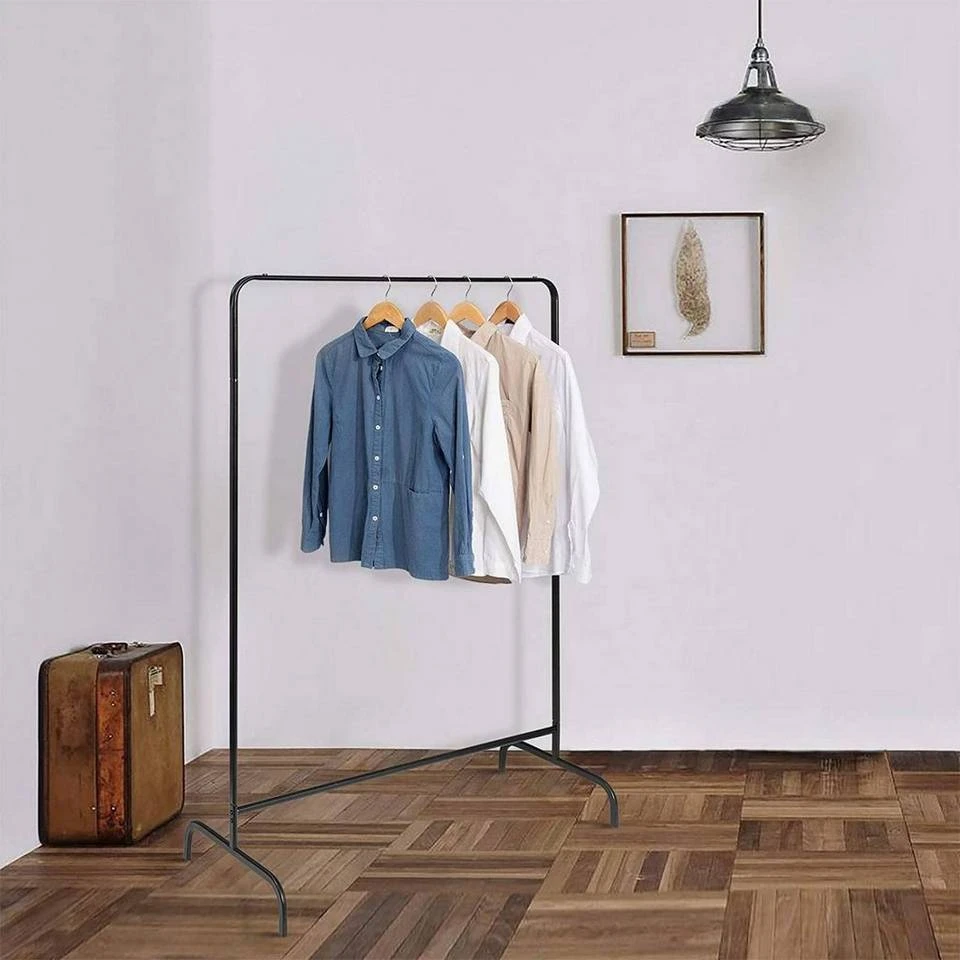 EUGAD Garderobenständer, (1 St), Kleiderständer, Kleiderstange, Metall, Weiß Schwarz, Weiß 7 EUGAD Garderobenständer, (1 St), Kleiderständer, Kleiderstange, Metall, Weiß Schwarz, Weiß – Bild 7