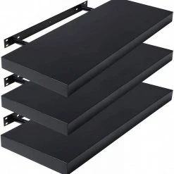 EUGAD Wandregal, 3er-Set Wandregal in verschiedenen Farben & Größen Weiß Schwarz, Wei&szlig; -Eugad Möbel Einkaufen 5c5c2fa3 5f48 5ef8 b4ab d6011e22b3a1