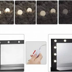 EUGAD Schminktisch, Frisiertisch 10 LED-Lampen mit Schubladen 80x40cm Schwarz Weiß 23 EUGAD Schminktisch, Frisiertisch 10 LED-Lampen mit Schubladen 80x40cm Schwarz Weiß -Eugad Möbel Einkaufen 5f8e83ce 09ab 5353 8703 93b9b7c79d56