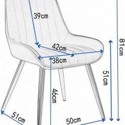 EUGAD Esszimmerstuhl, 4 Stücke Retro Küchenstuhl Sitzfläche aus Samt mit Metallbeine Dunkelgrün Bordeaux, Dunkelgrau, Dunkelgr&uuml;n, Hellgrau, Rosa, Schwarz -Eugad Möbel Einkaufen 5f9a1cbc 5838 5472 a9b1 36e8143a96bc