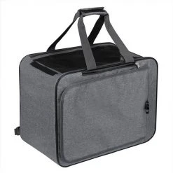 EUGAD Tiertransporttasche bis 8,00 kg, Katzenrucksack & Katzentragetasche Hunderucksack Hundetragetasche Haustiertasche Faltbare Transporttasche Reisetasche Traglast Oxford Dunkelgrau 45x25x35cm -Eugad Möbel Einkaufen 615413e1 8a49 4f93 a0d8 2f3cb8ba0e1f