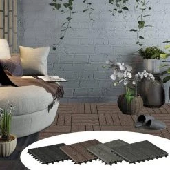 EUGAD WPC-Fliesen, WPC Fliesen Klickfliesen in Holzoptik 22 Stücke für 2m² Hellgrau Anthrazit, Braun, Coffee 61 EUGAD WPC-Fliesen, WPC Fliesen Klickfliesen in Holzoptik 22 Stücke für 2m² Hellgrau Anthrazit, Braun, Coffee -Eugad Möbel Einkaufen 66aad6fb 7a89 5b1e b82d be4a4f8feb65