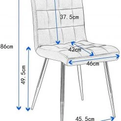 EUGAD Esszimmerstuhl (2 Stück), Polsterstuhl Wohnzimmerstuhl Samtstuhl Sessel mit Rückenlehne, Metallbeine, Sitzfläche aus Samt, Dunkelgrün Blau, Creme, Dunkelgrau, Dunkelgrün, Hellgrau, Rosa 60 EUGAD Esszimmerstuhl (2 Stück), Polsterstuhl Wohnzimmerstuhl Samtstuhl Sessel mit Rückenlehne, Metallbeine, Sitzfläche aus Samt, Dunkelgrün Blau, Creme, Dunkelgrau, Dunkelgrün, Hellgrau, Rosa -Eugad Möbel Einkaufen 684f26b3 59f2 5146 a2af 06fff3c95608
