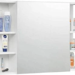 EUGAD Spiegelschrank Badezimmerspiegel Hängeschrank mit 8 Ablagen mit Tür Weiß 17 EUGAD Spiegelschrank Badezimmerspiegel Hängeschrank mit 8 Ablagen mit Tür Weiß -Eugad Möbel Einkaufen 6890d845 a199 5fbb ab72 c26a5ba0e58c