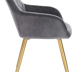 EUGAD Esszimmerstuhl (1 Stück), Wohnzimmerstuhl aus Samt Polsterstuhl mit Armlehnen und Rückenlehne, Gestell aus Metall mit goldenen Beine Dunkelgrau Schwarz 15 EUGAD Esszimmerstuhl (1 Stück), Wohnzimmerstuhl aus Samt Polsterstuhl mit Armlehnen und Rückenlehne, Gestell aus Metall mit goldenen Beine Dunkelgrau Schwarz -Eugad Möbel Einkaufen 6a00e9d9 f5cd 477d b47a 1d7ca776f91e