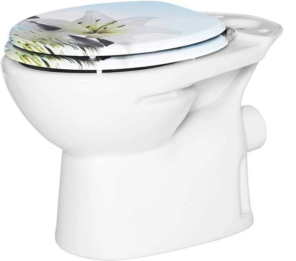 EUGAD WC-Sitz (1-St), Toilettensitz, WC Sitz mit Absenkautomatik, MDF, Holz, Softclose Scharnier Grüne Blätter, Holzfarbe, Lilie, Seestern, Seestern Am Strand, Seestern Sonnenuntergang, Stone, Lila Blume und Stones 12 EUGAD WC-Sitz (1-St), Toilettensitz, WC Sitz mit Absenkautomatik, MDF, Holz, Softclose Scharnier Grüne Blätter, Holzfarbe, Lilie, Seestern, Seestern Am Strand, Seestern Sonnenuntergang, Stone, Lila Blume und Stones – Bild 12