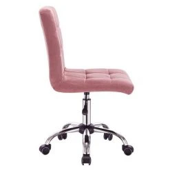 EUGAD Schreibtischstuhl, Arbeitshocker Bürohocker Samt Metall, 360° drehbar, Rosa Hellgrau 17 EUGAD Schreibtischstuhl, Arbeitshocker Bürohocker Samt Metall, 360° drehbar, Rosa Hellgrau -Eugad Möbel Einkaufen 6c1da412 d545 54c6 a1a5 12f654164748