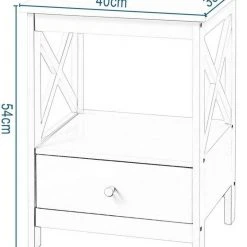 EUGAD Nachttisch, 2er-Set Beistelltisch Nachtschrank Nachtkommode Sofatisch aus MDF mit Schublade und Ablage für Schlafzimmer oder Wohnzimmer Weiß 11 EUGAD Nachttisch, 2er-Set Beistelltisch Nachtschrank Nachtkommode Sofatisch aus MDF mit Schublade und Ablage für Schlafzimmer oder Wohnzimmer Weiß -Eugad Möbel Einkaufen 6d150f01 9b17 573b bd2e 5fab9823cb8d