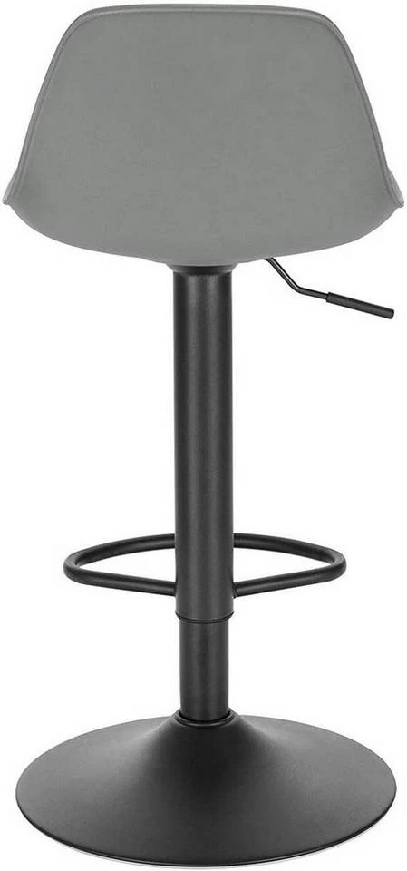 EUGAD Barhocker, mit Rückenlehne, Barstühle Höhenverstellbar und 360° Drehbar, Zeitgenössisch für Esszimmer, Bar Schwarz Grau 13 EUGAD Barhocker, mit Rückenlehne, Barstühle Höhenverstellbar und 360° Drehbar, Zeitgenössisch für Esszimmer, Bar Schwarz Grau – Bild 13