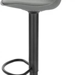 EUGAD Barhocker (Set, 2 St), 2er-Set mit Rückenlehne, Barstühle Höhenverstellbar und 360° Drehbar, Zeitgenössisch für Esszimmer, Bar Grau Schwarz -Eugad Möbel Einkaufen 70c8d231 64c3 5ed2 a2ef 2e531b552ffc