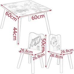EUGAD Sitzgruppe, Kindersitzgruppe 1 Kindertisch und 2 Kinderstühle Set Kinderschreibtisch aus Wassertiere Serie Bunt 13 EUGAD Sitzgruppe, Kindersitzgruppe 1 Kindertisch und 2 Kinderstühle Set Kinderschreibtisch aus Wassertiere Serie Bunt -Eugad Möbel Einkaufen 70eddaf2 5a9f 575b 93b4 78c74c925b4a