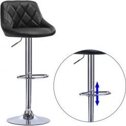 EUGAD Barhocker, 2er-Set Barstühle, höhenverstellbar, 360°drehbar Weiß Bordeaux, Cremewei&szlig;, Grau, Khaki, Rot, Schwarz, Wei&szlig; -Eugad Möbel Einkaufen 76b32ccc f7e6 578d a67e d6fc0b06e8b7