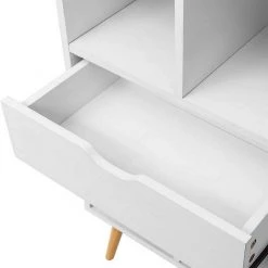 EUGAD Bücherregal, Bücherschrank Raumteiler mit Schublade, mit Fußbeine, 6 Fächer, Weiß 13 EUGAD Bücherregal, Bücherschrank Raumteiler mit Schublade, mit Fußbeine, 6 Fächer, Weiß -Eugad Möbel Einkaufen 76c04809 e735 5d84 b53f ea53c1ae3ed9