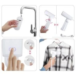 EUGAD Dampfbürste, Dampfglätter Reisebügeleisen Dampfbügeleisen Steamer Kleidung Handbügeleisen mit Dampfbürste 150 ml 1000 W für Haushalt Urlaub Dienstreise 10 EUGAD Dampfbürste, Dampfglätter Reisebügeleisen Dampfbügeleisen Steamer Kleidung Handbügeleisen mit Dampfbürste 150 ml 1000 W für Haushalt Urlaub Dienstreise -Eugad Möbel Einkaufen 789cdea0 545d 4941 9ed4 8a3f2c3a8ee5