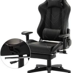 EUGAD Gaming Chair, Bürostuhl, Gaming Stuhl, Kunstleder, mit einstellbaren Armlehnen Rot Blau, Schwarz, Weiß 47 EUGAD Gaming Chair, Bürostuhl, Gaming Stuhl, Kunstleder, mit einstellbaren Armlehnen Rot Blau, Schwarz, Weiß -Eugad Möbel Einkaufen 7a19d861 8acd 587e b6fa c21aaa79b2af