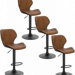 EUGAD Barhocker, 4er-Set mit Rückenlehne aus Kunstleder Metall Braun Anthrazit, Dunkelbraun, Grau 48 EUGAD Barhocker, 4er-Set mit Rückenlehne aus Kunstleder Metall Braun Anthrazit, Dunkelbraun, Grau -Eugad Möbel Einkaufen 7b893b5b 226b 5cfd ae47 c7efec6bf5b1