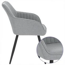 EUGAD Esszimmerstuhl, Küchenstuhl aus Leinen mit Armlehne Dunkelgrau, Hellgrau 24 EUGAD Esszimmerstuhl, Küchenstuhl aus Leinen mit Armlehne Dunkelgrau, Hellgrau -Eugad Möbel Einkaufen 7b8adc50 981c 5f7d 923d 8319f3806d4d