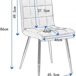 EUGAD Esszimmerstuhl (2 Stück), Polsterstuhl Wohnzimmerstuhl Samtstuhl Sessel mit Rückenlehne, Metallbeine, Sitzfläche aus Samt, Dunkelgrün Blau, Creme, Dunkelgrau, Dunkelgrün, Hellgrau, Rosa 67 EUGAD Esszimmerstuhl (2 Stück), Polsterstuhl Wohnzimmerstuhl Samtstuhl Sessel mit Rückenlehne, Metallbeine, Sitzfläche aus Samt, Dunkelgrün Blau, Creme, Dunkelgrau, Dunkelgrün, Hellgrau, Rosa -Eugad Möbel Einkaufen 7cf03854 fbec 4673 827a 461d68bd3401