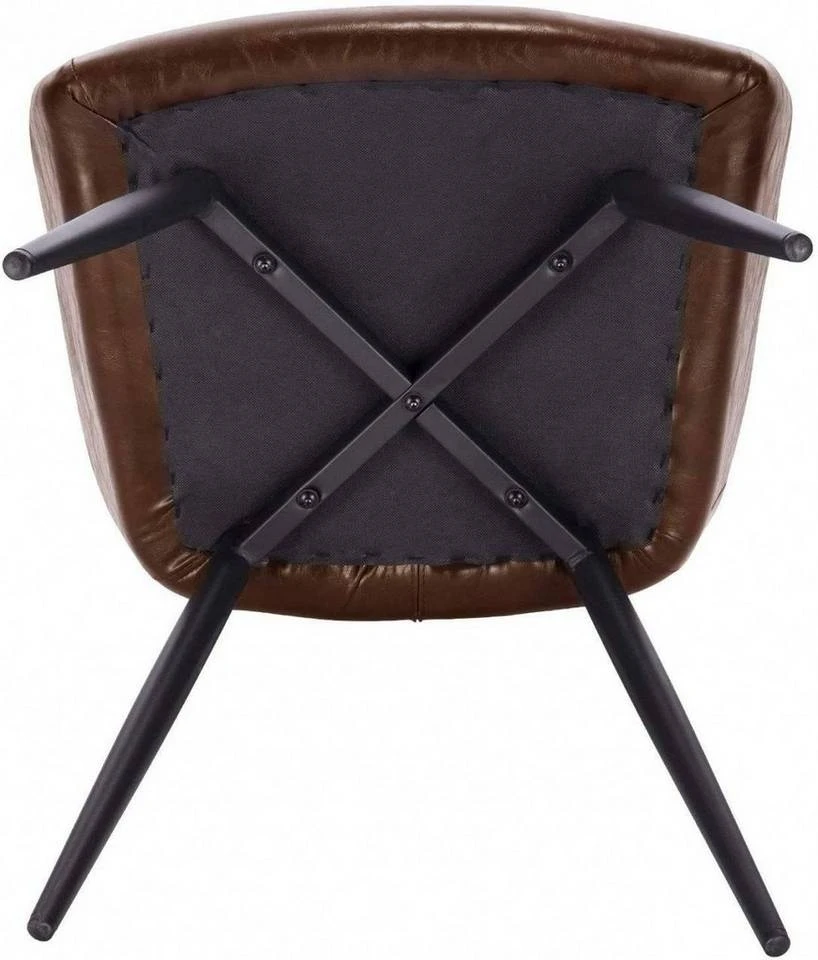 EUGAD Esszimmerstuhl, 6er-Set Esszimmerstuhl aus Kunstleder Metallbeine Schwarz Dunkelbraun 14 EUGAD Esszimmerstuhl, 6er-Set Esszimmerstuhl aus Kunstleder Metallbeine Schwarz Dunkelbraun – Bild 14