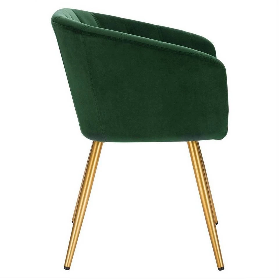 EUGAD Esszimmerstuhl (4 Stück), 4er-Set Esszimmerstuhl Polsterstuhl aus Samt Dunkelgrün Dunkelgrau, Dunkelgrün, Rosa, Schwarz 4 EUGAD Esszimmerstuhl (4 Stück), 4er-Set Esszimmerstuhl Polsterstuhl aus Samt Dunkelgrün Dunkelgrau, Dunkelgrün, Rosa, Schwarz – Bild 4