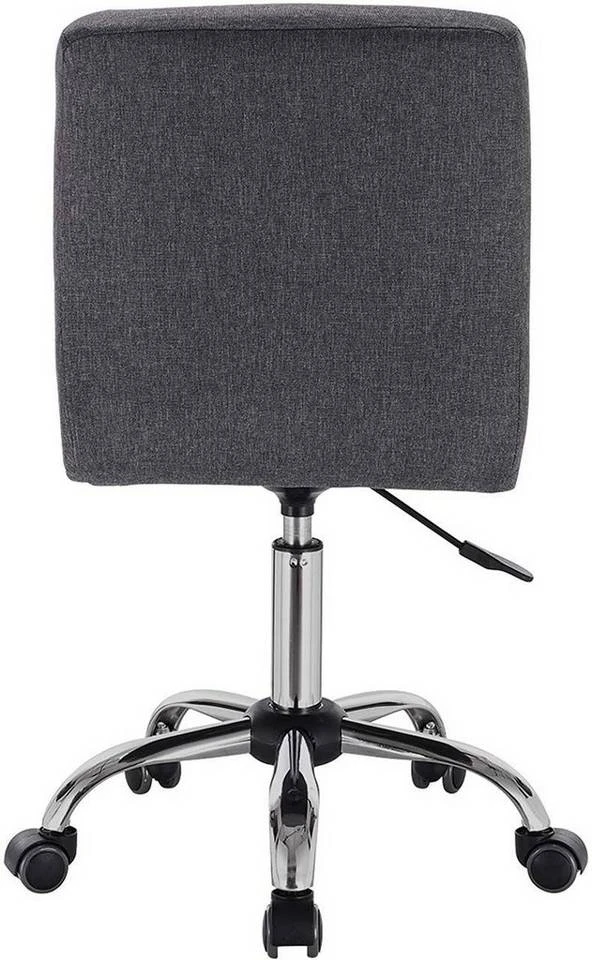 EUGAD Schreibtischstuhl, Bürohocker Schreibtischstuhl Rollhocker drehbar höhenverstellbar Stoffbezug Metall Dunkelgrau, Hellgrau 13 EUGAD Schreibtischstuhl, Bürohocker Schreibtischstuhl Rollhocker drehbar höhenverstellbar Stoffbezug Metall Dunkelgrau, Hellgrau – Bild 13
